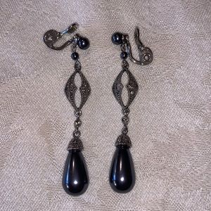 Drop earrings (clip)